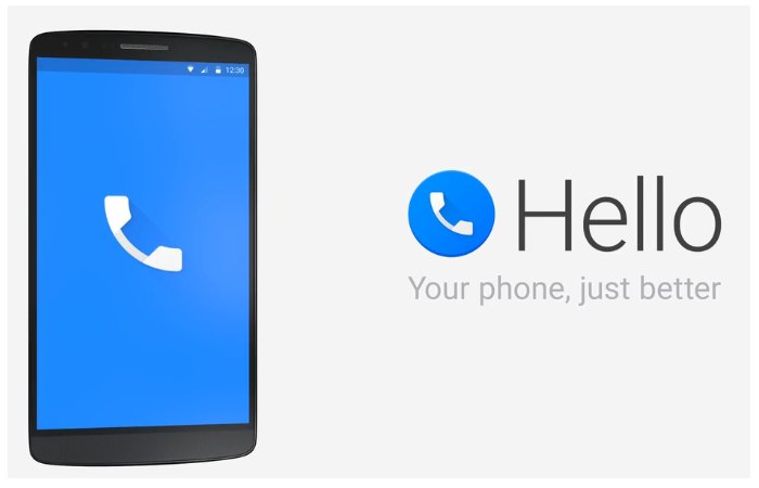 Telefon-App – Facebook Hello