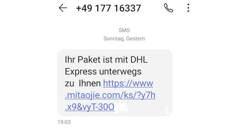 „Smishing“-Betrugsmasche – 6 000 Euro Schaden durch Link in SMS
