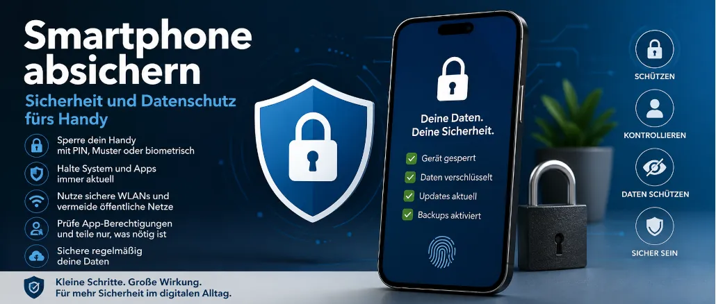 Smartphone absichern