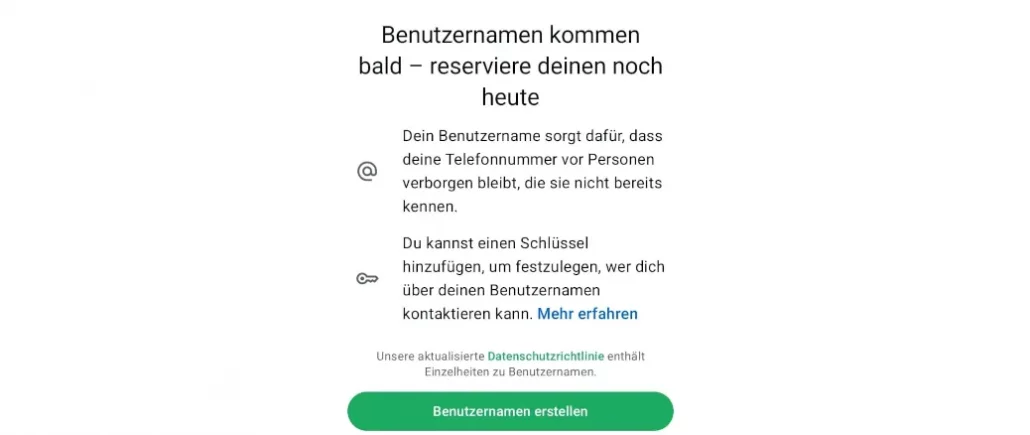 WhatsApp macht die Handynummer unsichtbar – die Benutzernamen kommen WhatsApp macht die Handynummer unsichtbar – die Benutzernamen kommen