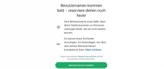 WhatsApp-Benutzername